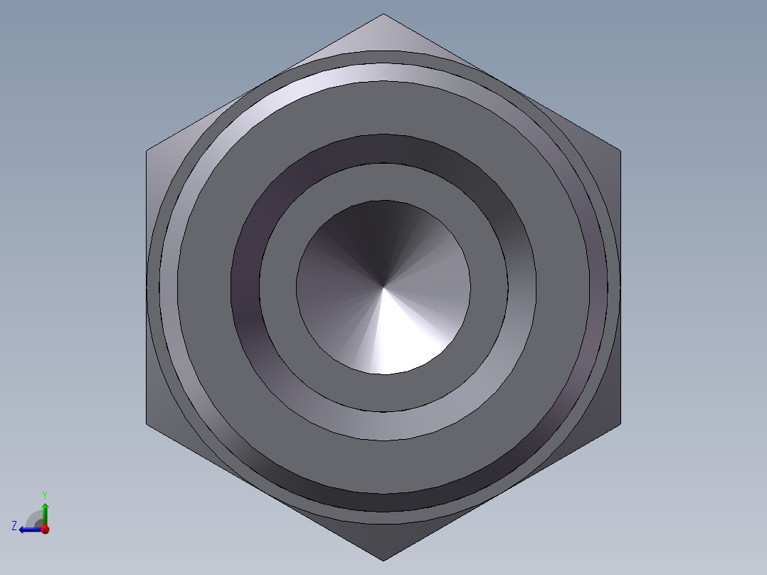 堵头 4C+4D 管端堵、4D-18右视图