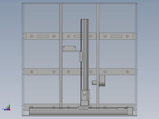智能家居鞋柜机械结构设计右视缩略图