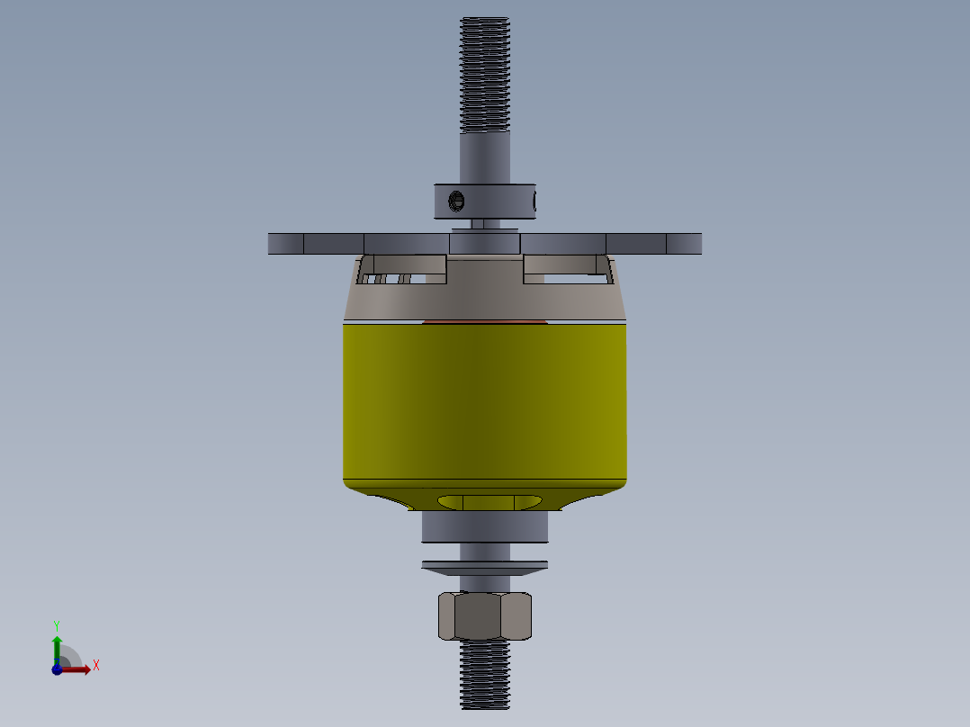 Power90电动刷头。前视图