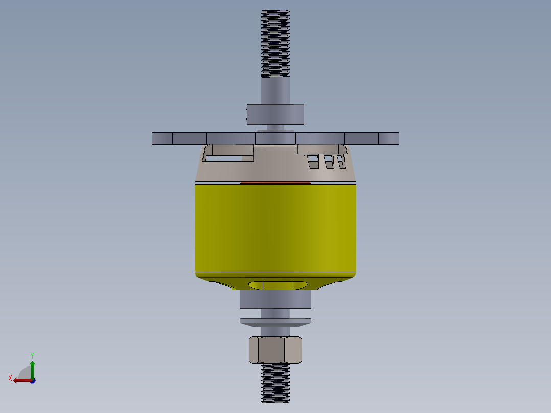 Power90电动刷头。后视图