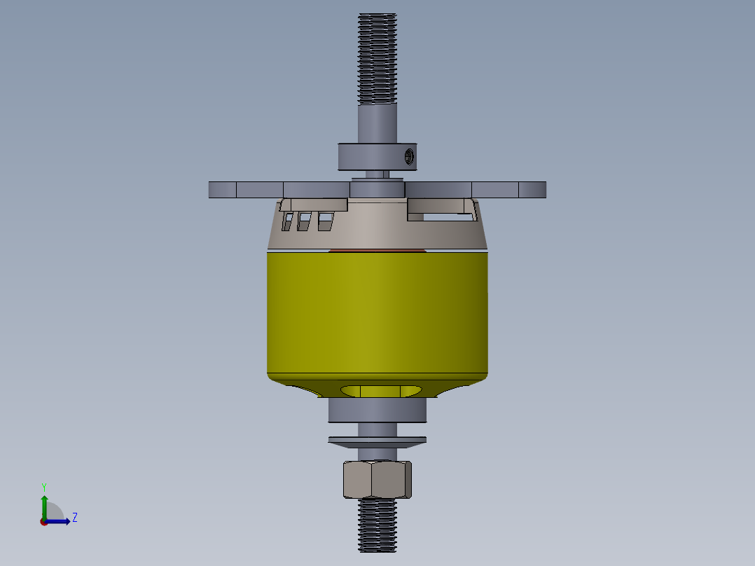 Power90电动刷头。左视图
