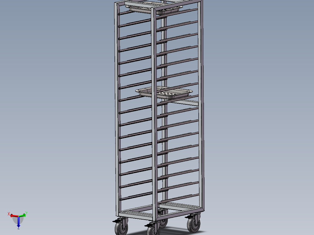 食品流水线推车