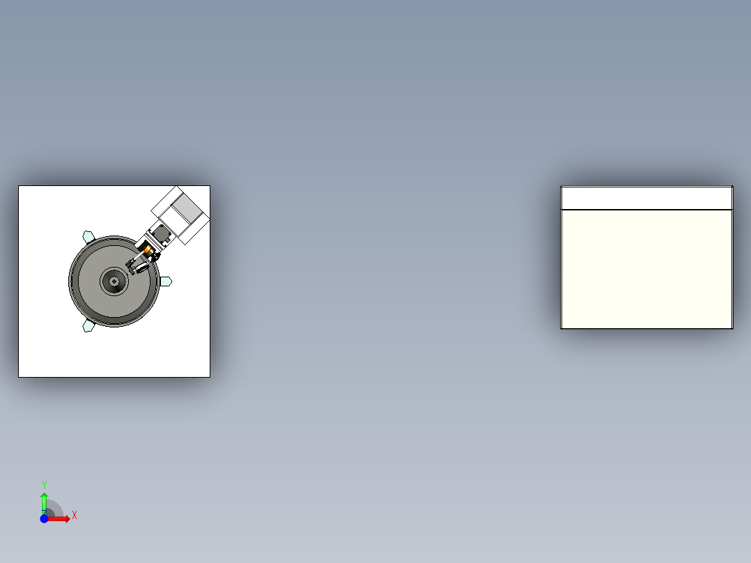 拖杆检测机构装配体前视图