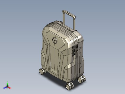 钢铁侠面罩拉杆箱