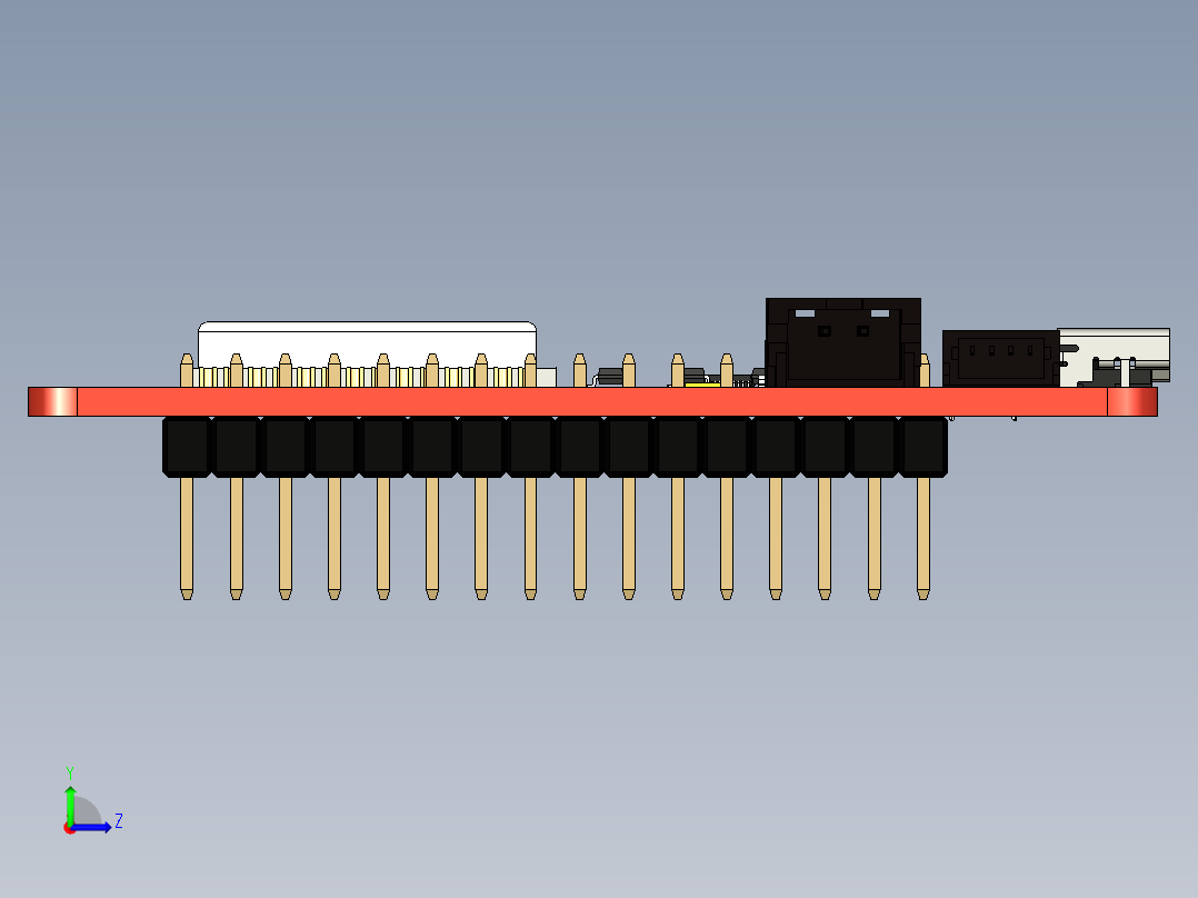 sparkfun thing plus 22左视图