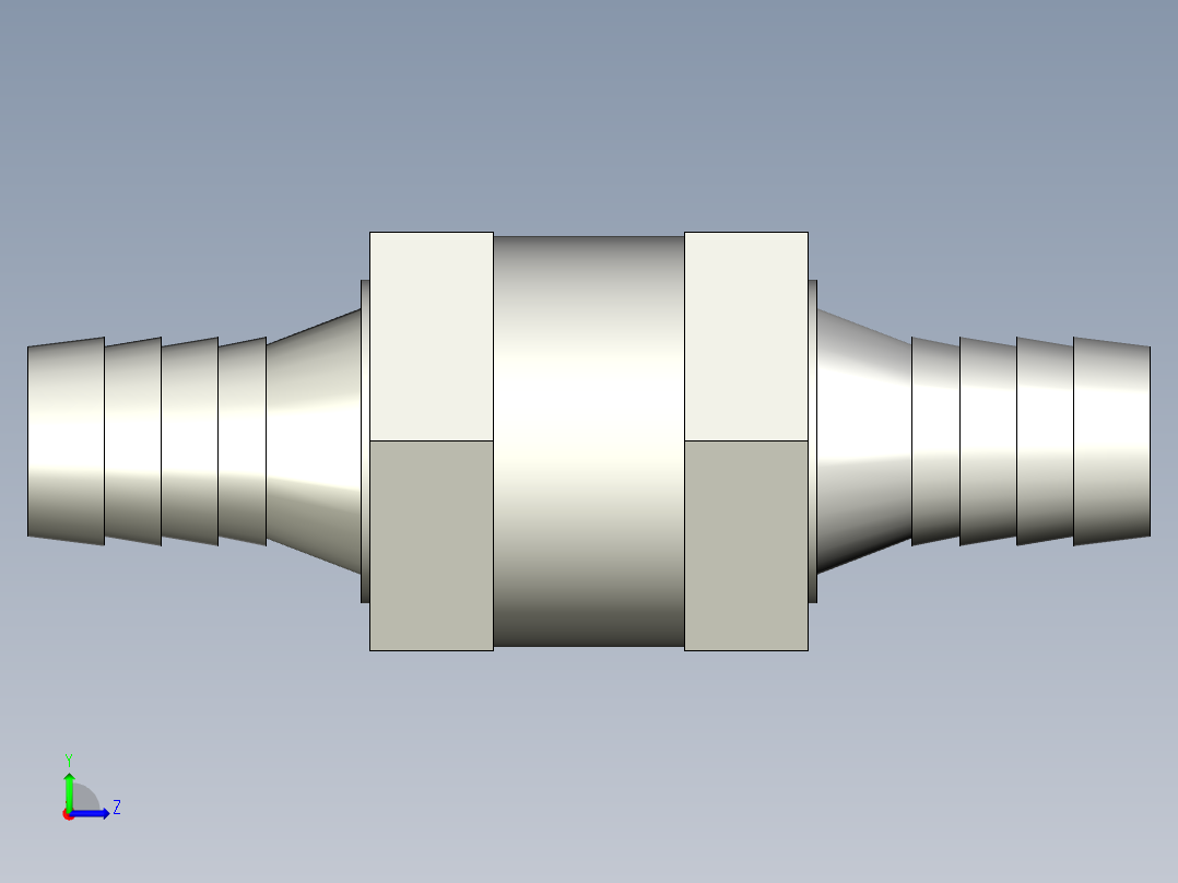 止回阀ф10左视图