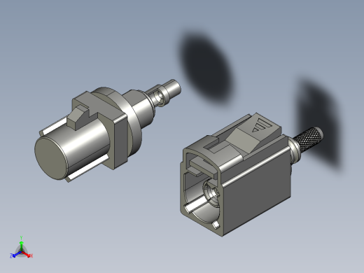 防水同轴Fakra连接器公母头-1126405--30