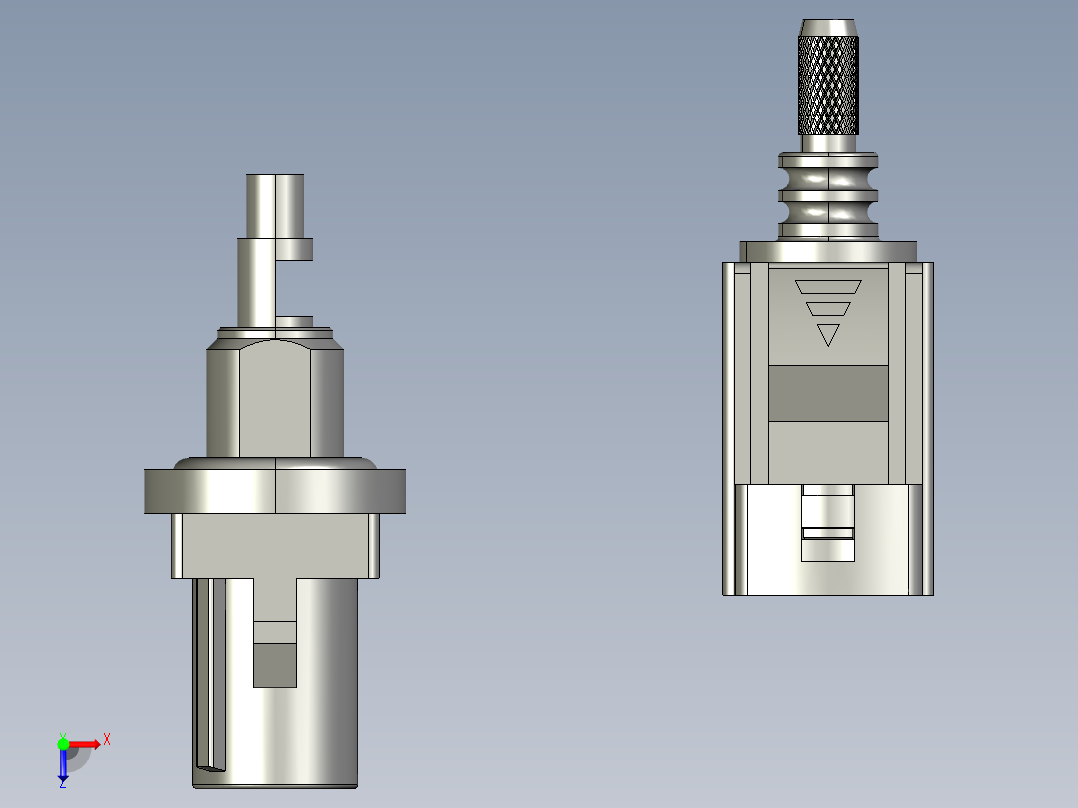 防水同轴Fakra连接器公母头-1126405--30俯视图