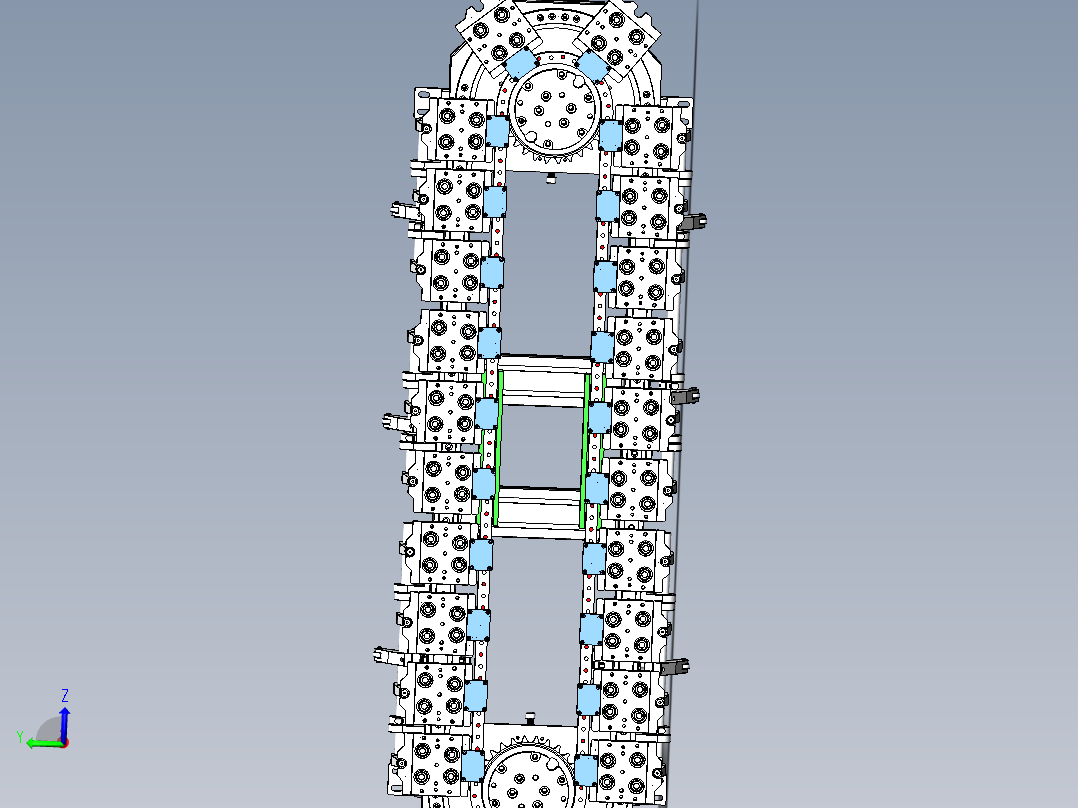 椭圆链条T23圆弧300中心距114.3工位数28