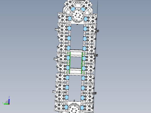 椭圆链条T23圆弧300中心距114.3工位数28