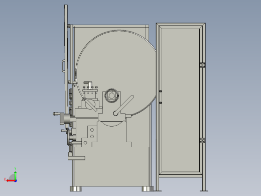 A0003833-车床模型后视缩略图