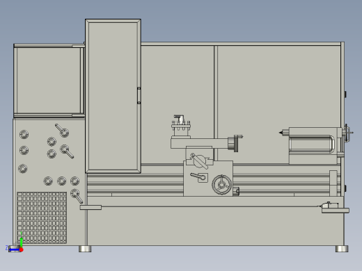 A0003833-车床模型右视缩略图