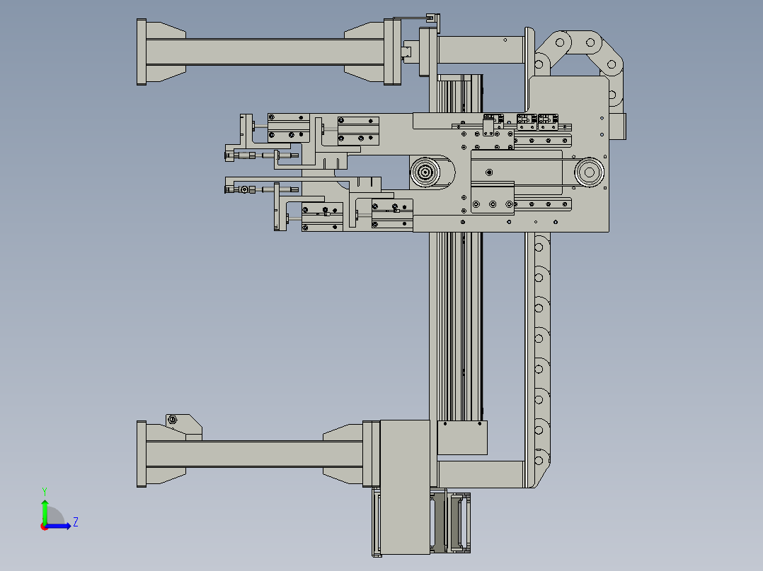 TTK2V10-03-00散热胶机械手左视图