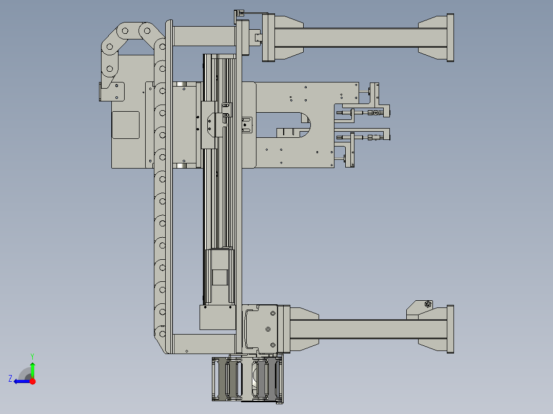 TTK2V10-03-00散热胶机械手右视图