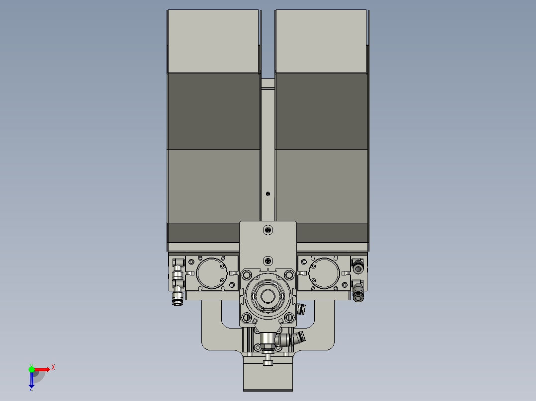 2018SOLIDWORKS0300Z剥外皮机构俯视图