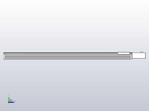 皮带直线轴半封闭可选导轨TPA-HNB-140D-120-L1200-ML-C-P40-N3左视缩略图