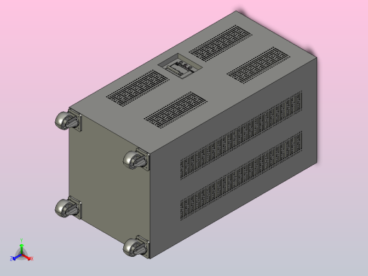 TNS1-9自动交流稳压器三维模型202012