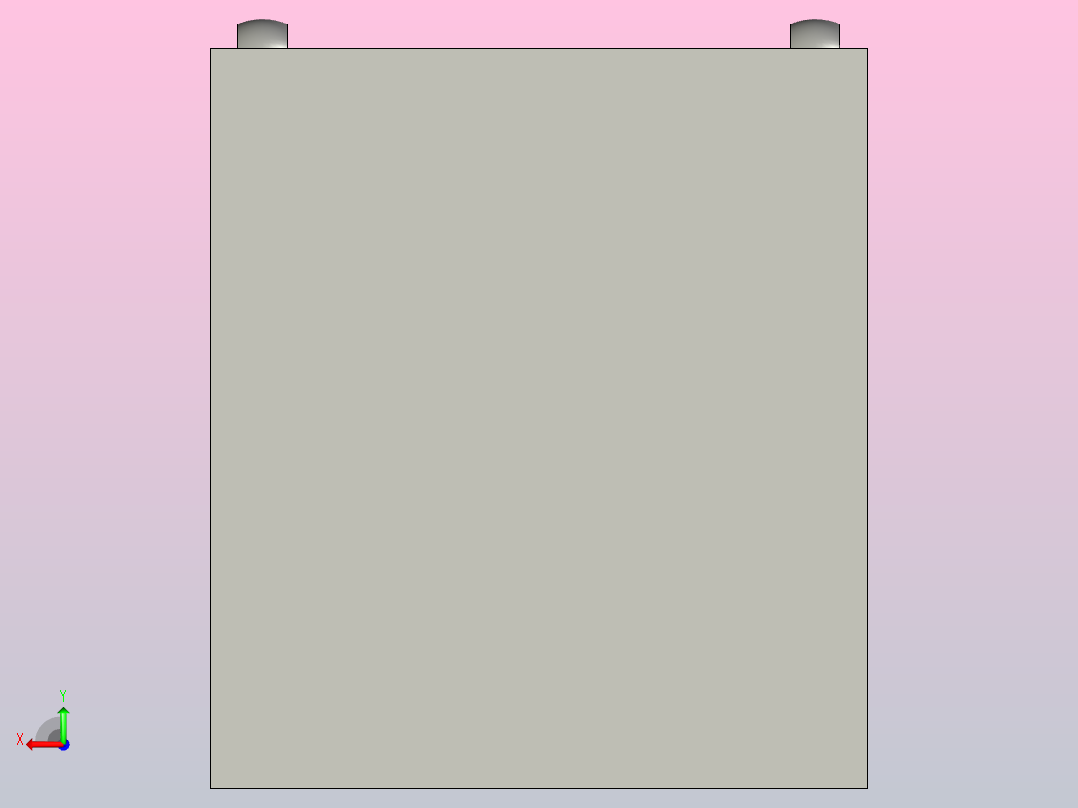 TNS1-9自动交流稳压器三维模型202012后视图
