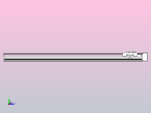 日规模组半封闭丝杆TPA-HNR-105D-1610C-L850-MR-C-P40-N3左视缩略图