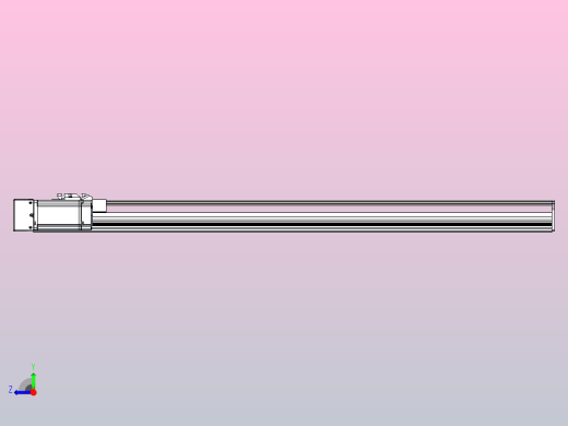 日规模组半封闭丝杆TPA-HNR-105D-1610C-L850-MR-C-P40-N3右视缩略图