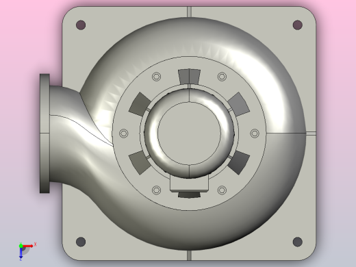 WL(I)型无堵塞立式排污泵-直管[200WLⅠ300-7-11]俯视缩略图