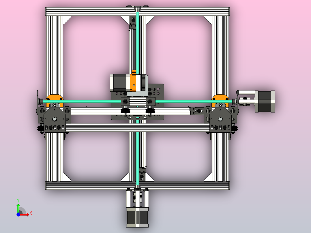 KC1 - 3D打印机前视图
