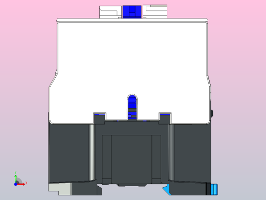 NC1-25交流接触器三维模型202204前视缩略图
