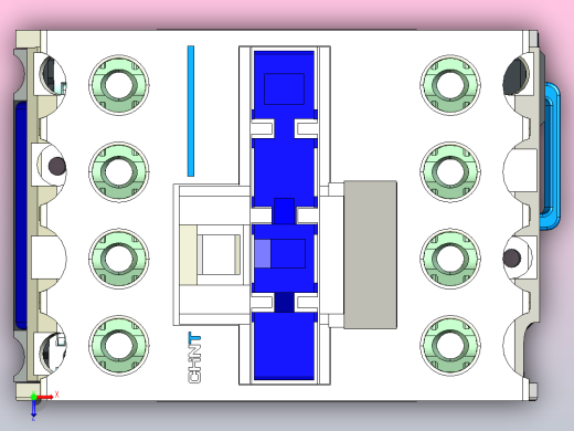 NC1-25交流接触器三维模型202204俯视缩略图