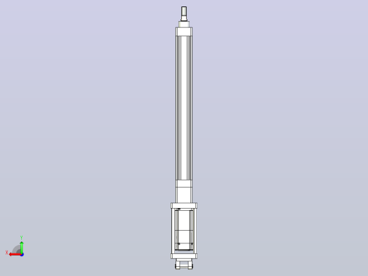 轻载电动缸TPA-ESR40-1210C-L350-M-CB-W-P40-C3后视缩略图
