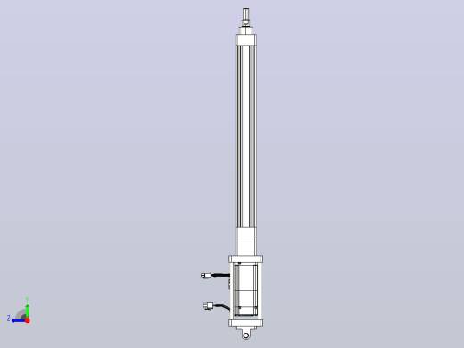 轻载电动缸TPA-ESR40-1210C-L350-M-CB-W-P40-C3右视缩略图