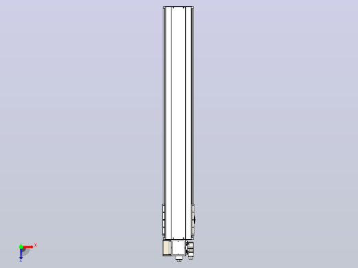 皮带直线轴半封闭可选导轨TPA-HNB-220D-176-L1300-LP-Y-P1K-N3俯视缩略图