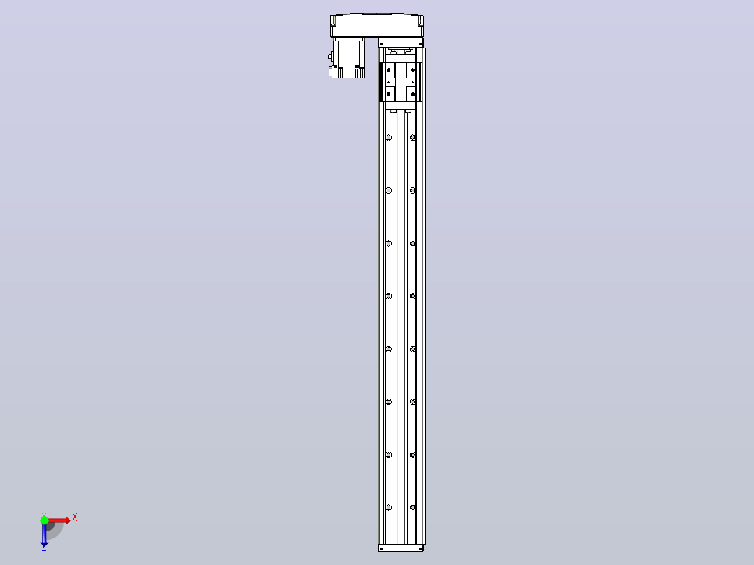钢基模组TPA-KSR-8610C-940A1-ML-H0S0俯视图