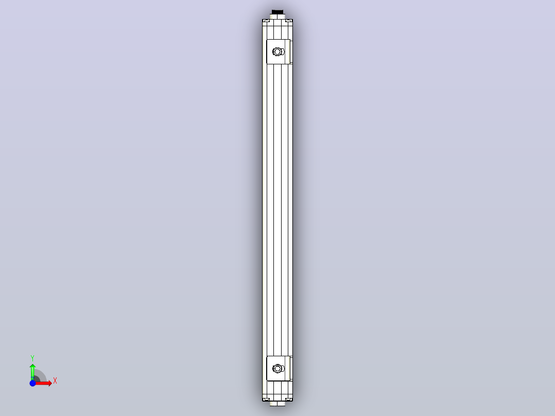 XTG4010安全光栅前视图