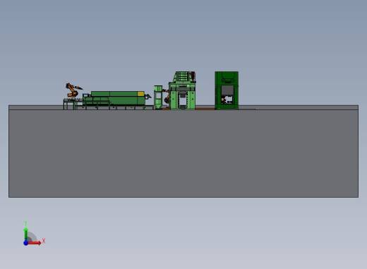 大型机器人装配流水线前视缩略图