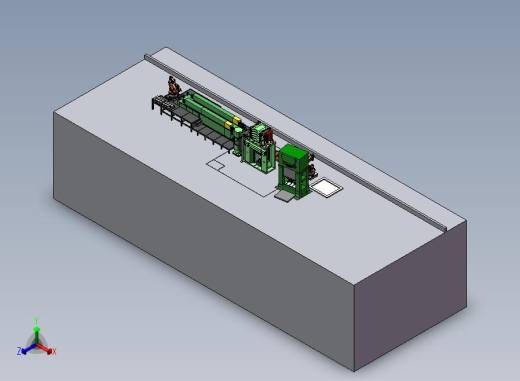 大型机器人装配流水线正等轴测缩略图