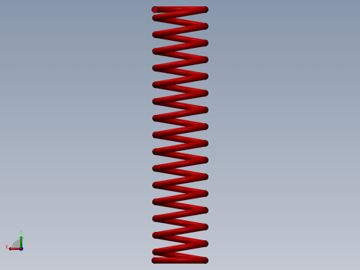 2010雅马哈前轮减震器3D模型后视缩略图