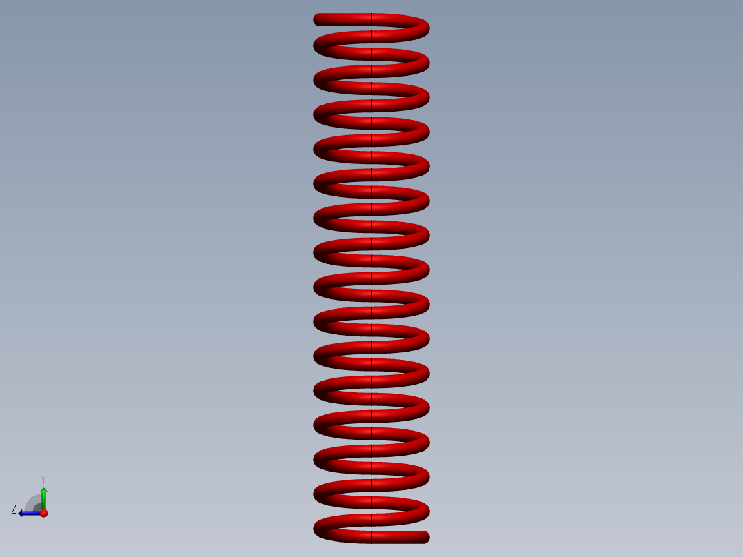 2010雅马哈前轮减震器3D模型右视图