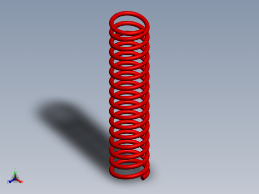 2010雅马哈前轮减震器3D模型正等轴测缩略图