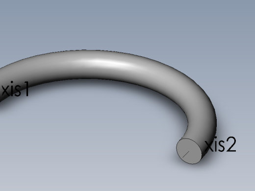 2010雅马哈前轮减震器3D模型缩略图