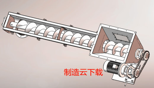 螺旋输送机3D模型缩略图