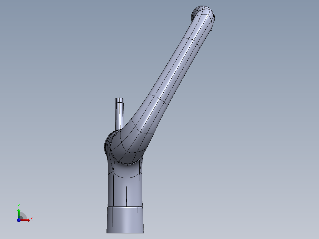 solidworks 水龙头前视图