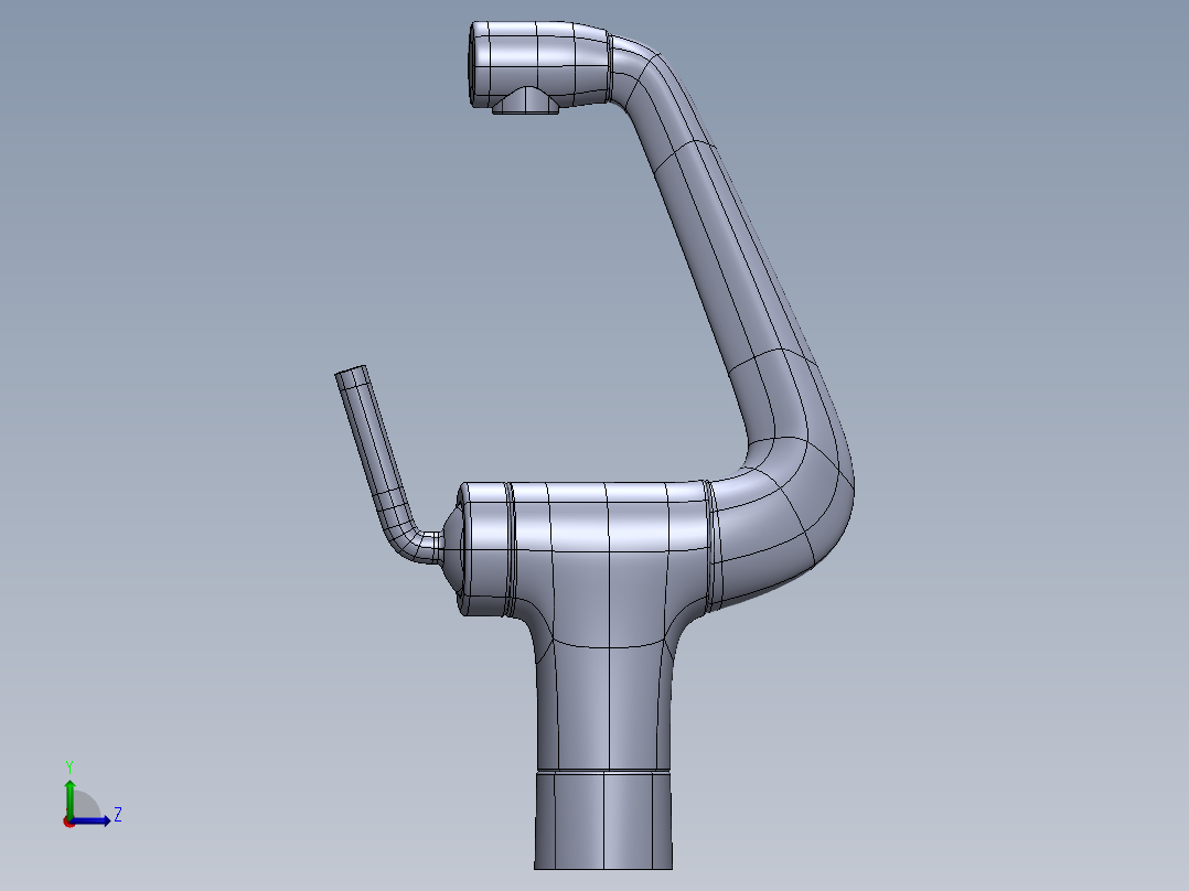 solidworks 水龙头左视图