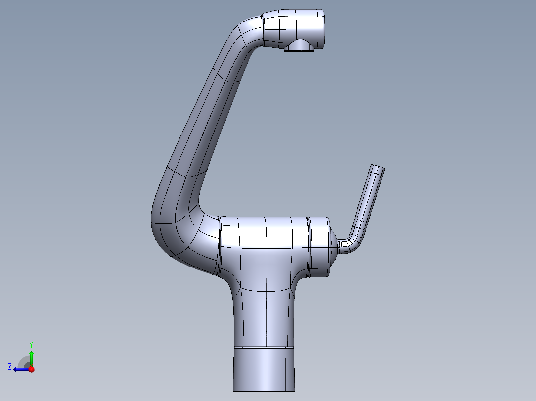 solidworks 水龙头右视图