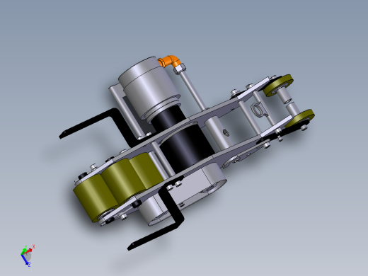 火车轨道助推器sw16可编辑 含设计计算