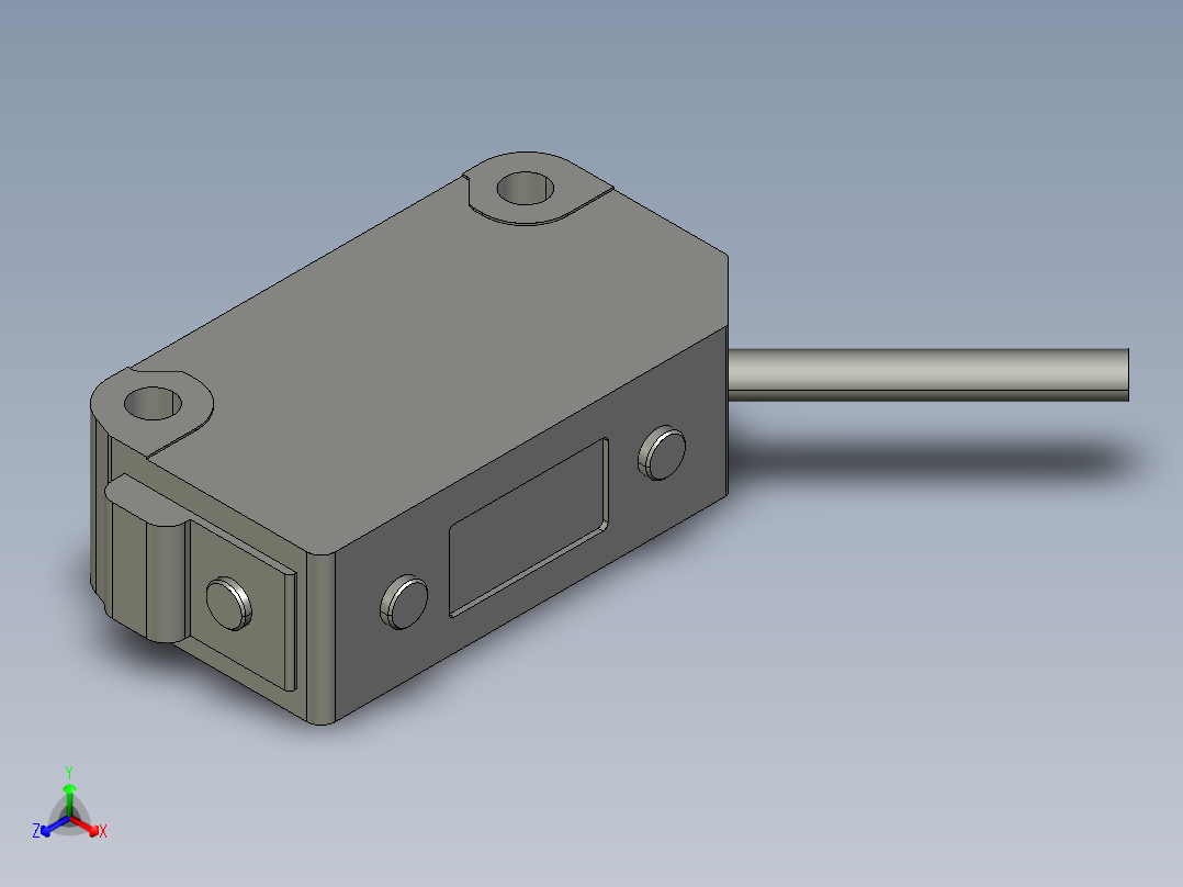 基恩士PZ-V71_kc图纸模型主视图