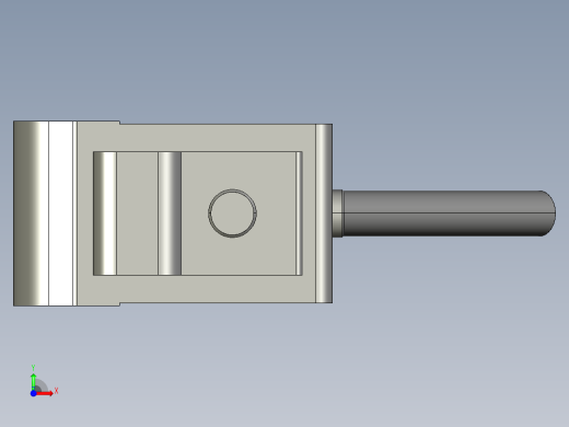 基恩士PZ-V71_kc图纸模型前视缩略图