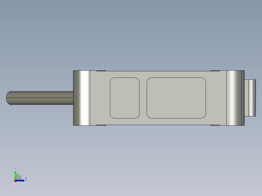 基恩士PZ-V71_kc图纸模型左视缩略图