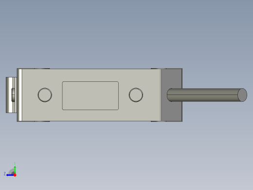 基恩士PZ-V71_kc图纸模型右视缩略图