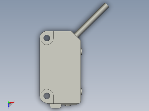 基恩士PZ-V71_kc图纸模型俯视缩略图