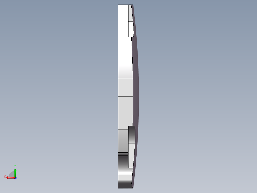 异步电机BMH070_Abschlussdeckel后视图